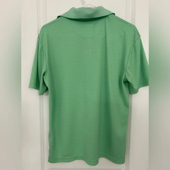 Ben Hogan Performance Golf Polo – Bright Green Micro Pattern – Size Small - Picture 4 of 4